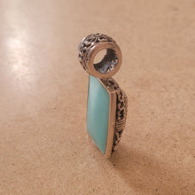 Load image into Gallery viewer, Silver and Turquoise Pendant
